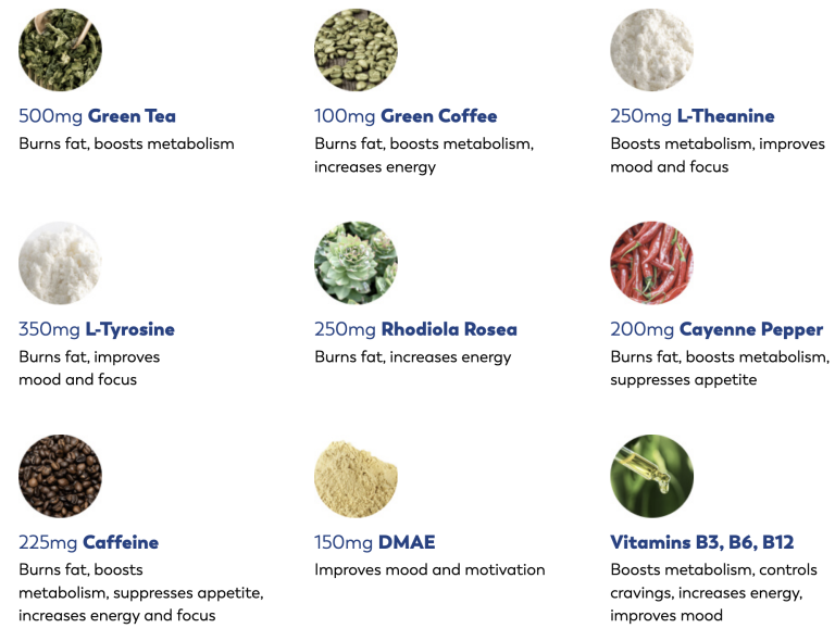 PhenGold Ingredients
